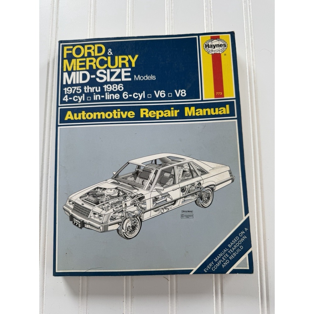 Haynes 36044 (773)‎ US Ford & Mercury Mid-Size 1975 - 1986 Repair Manual